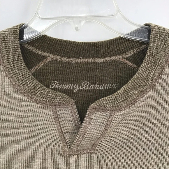 Tommy Bahama Fliprider Abaco Reversible Cotton Sweatshirt Moss Green Size XL - Picture 5 of 9